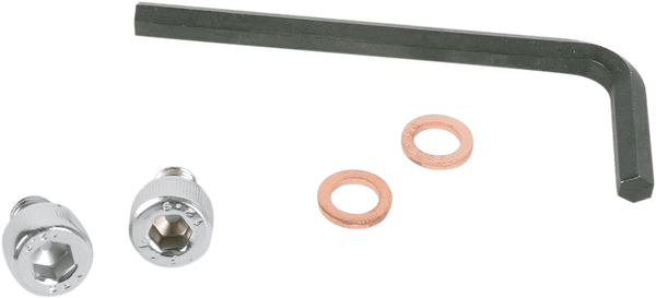 Gardner-Westcott P-74-45 Fork Drain Plug - 41mm Tube - Polished Allen Head - sxspowersports