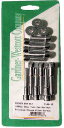 Gardner-Westcott P-88-15 Rocker Box Chrome Steel Socket-Head Bolt Kit - sxspowersports