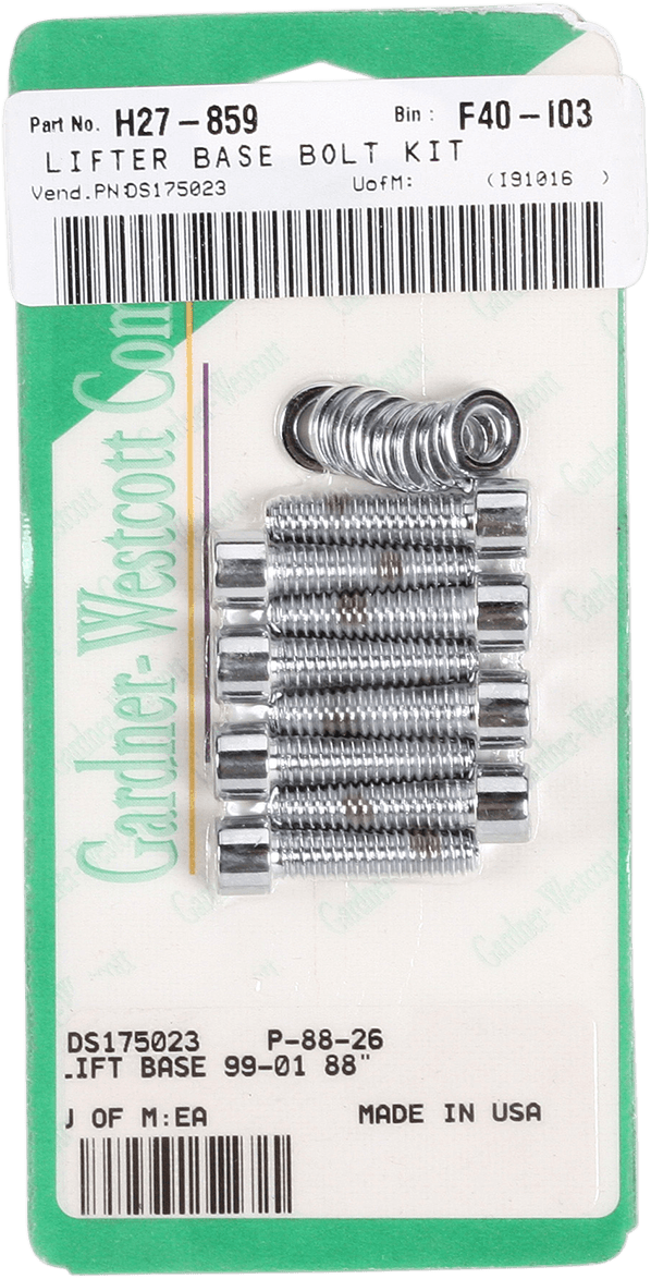 Gardner-Westcott P-88-26 Tappet Guide Custom Hardware Kit - sxspowersports