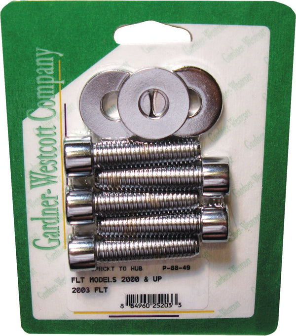 Gardner-Westcott P-88-49 Belt Sprocket Chrome Steel Socket-Head Bolt Kit - sxspowersports