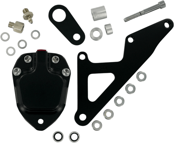 GMA Engineering GMA-200ESB 2-Piston Front Brake Calipers - Smooth Black - sxspowersports