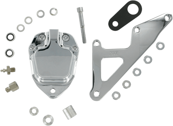 GMA Engineering GMA-200ESC 2-Piston Front Brake Calipers - Smooth Chrome - sxspowersports