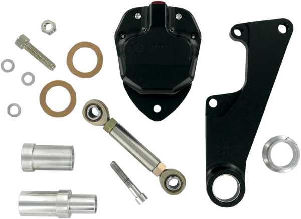 GMA Engineering GMA-200PB 2-Piston Single Disc Front Brake B-Caliper - Classic Black Contrast - sxspowersports