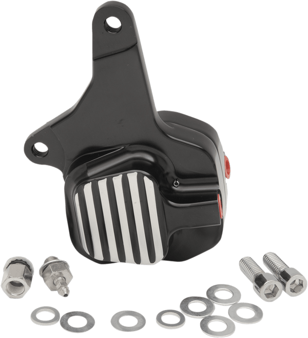 GMA Engineering GMA-200PSB 2-Piston Single Disc Front Brake B-Caliper - Smooth Black - sxspowersports