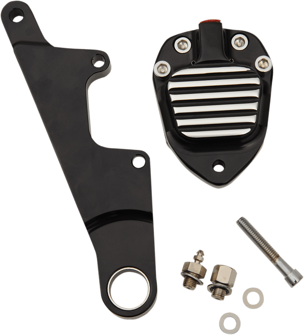 GMA Engineering GMA-200SB 2-Piston Single Disc Front Brake B-Caliper - Classic Black Contrast - sxspowersports