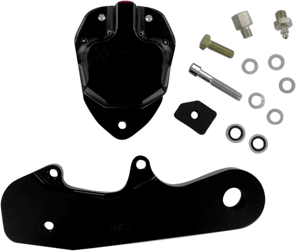 GMA Engineering GMA-201STSB 2-Piston Custom Rear Brake B-Caliper Kit - Smooth Black - sxspowersports