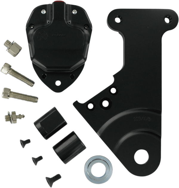 GMA Engineering GMA-204SB 2-Piston Custom Rear Brake B-Caliper Kit - Smooth Black - sxspowersports