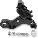 GMA Engineering GMA-400FSC Millenium Series 4-Piston Single Disc Front Brake F-Caliper - Smooth Chrome - sxspowersports