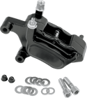 GMA Engineering GMA-400MSB Millenium Series 4-Piston Single Disc Front Brake M-Caliper - Smooth Black - sxspowersports