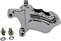 GMA Engineering GMA-400MSC Millenium Series 4-Piston Single Disc Front Brake M-Caliper - Smooth Chrome - sxspowersports