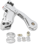 GMA Engineering GMA-402STSC Millenium Series 4-Piston Rear Brake M-Caliper - Smooth Chrome - sxspowersports