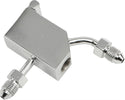 Goodridge PGD-MANIFOLD Universal Rear Brake Tee - Chrome - sxspowersports