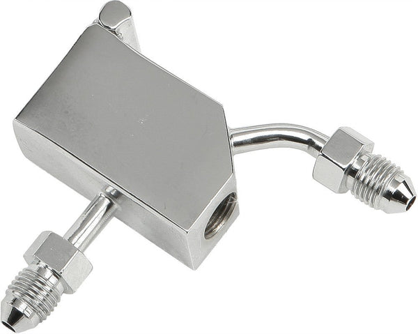 Goodridge PGD-MANIFOLD Universal Rear Brake Tee - Chrome - sxspowersports