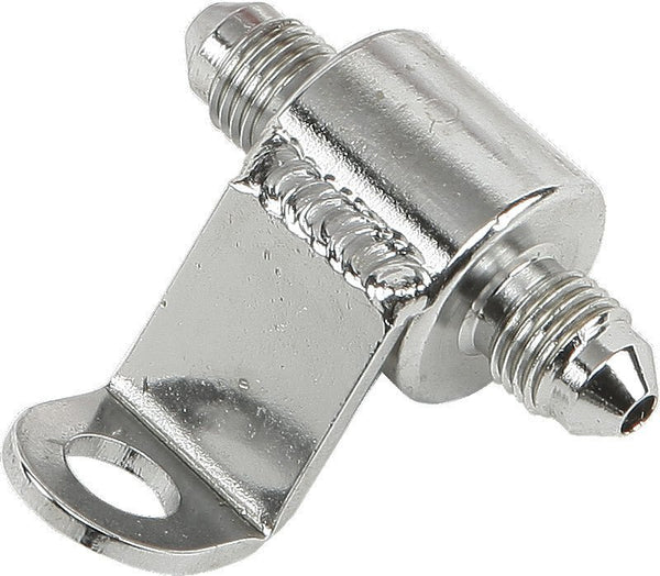 Goodridge PMCHD-015 Universal Rear Junction Block with Brake Light Switch Mount - 1/8in. NPT Threads - Chrome - sxspowersports