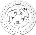 HardDrive 11-066 Touring Rear Brake Rotor - 11.8in. - Polished - sxspowersports