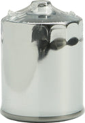 HardDrive 14-051 Oil Filter with Hex Nut - Chrome - sxspowersports