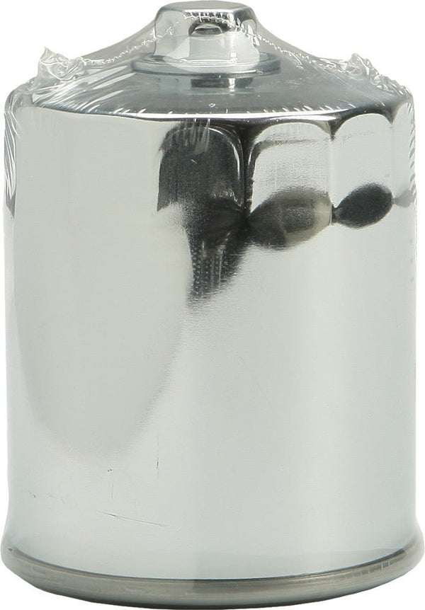 HardDrive 14-051 Oil Filter with Hex Nut - Chrome - sxspowersports