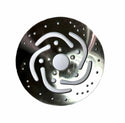 HardDrive 144313 Drilled Vented Front Brake Rotor - Stainless Steel Polished - sxspowersports