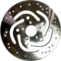 HardDrive 144314 Drilled Vented Front Brake Rotor - OEM Style S/S Polished - sxspowersports