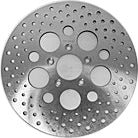 HardDrive 144655 Drilled Vented Front Brake Rotor - Stainless Steel - sxspowersports