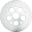 HardDrive 144656 Drilled Vented Rear Brake Rotor - Stainless Steel - sxspowersports