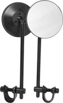 HARDDRIVE 153075 HardDrive Universal Clamp 4" Round Mirror 8" Stem Black - sxspowersports