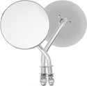 HARDDRIVE 153082 HardDrive Chrome 4" Round Mirror Left Side - sxspowersports