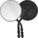 HARDDRIVE 153085 HardDrive Black 4" Round Mirror Left Side - sxspowersports