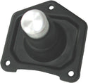 HardDrive 19-0401B Solenoid End Cover/Starter Button - Wrinkle Black - sxspowersports