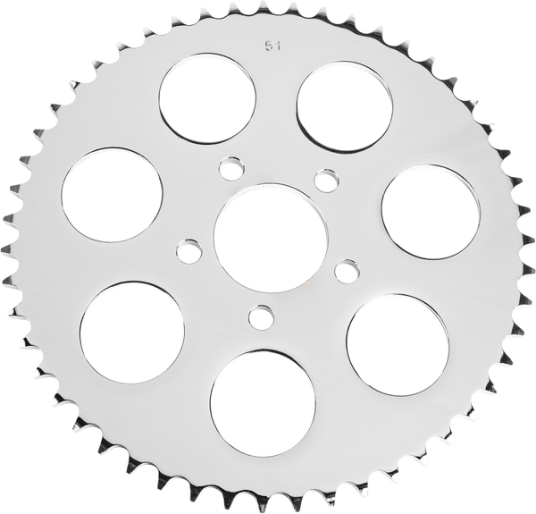 HardDrive 201654 Rear Sprocket - 51T - Chrome - sxspowersports