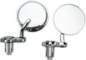 HARDDRIVE 270003 HardDrive Cafe Style Bar End Mirrors/Pr Chrome - sxspowersports