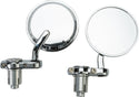 HARDDRIVE 270003 HardDrive Cafe Style Bar End Mirrors/Pr Chrome - sxspowersports
