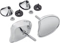 HARDDRIVE 270332 HardDrive Tapered Faring Mirrors Chrome - sxspowersports