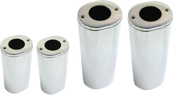HardDrive 301189 Fork Slider Cover - Chrome - sxspowersports