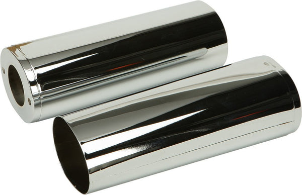 HardDrive 301191 Fork Slider Cover - +2in. - Chrome - sxspowersports