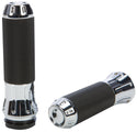 HardDrive 354120 Cable Throttle Venom Custom Grips - Raw Cut - Chrome - sxspowersports