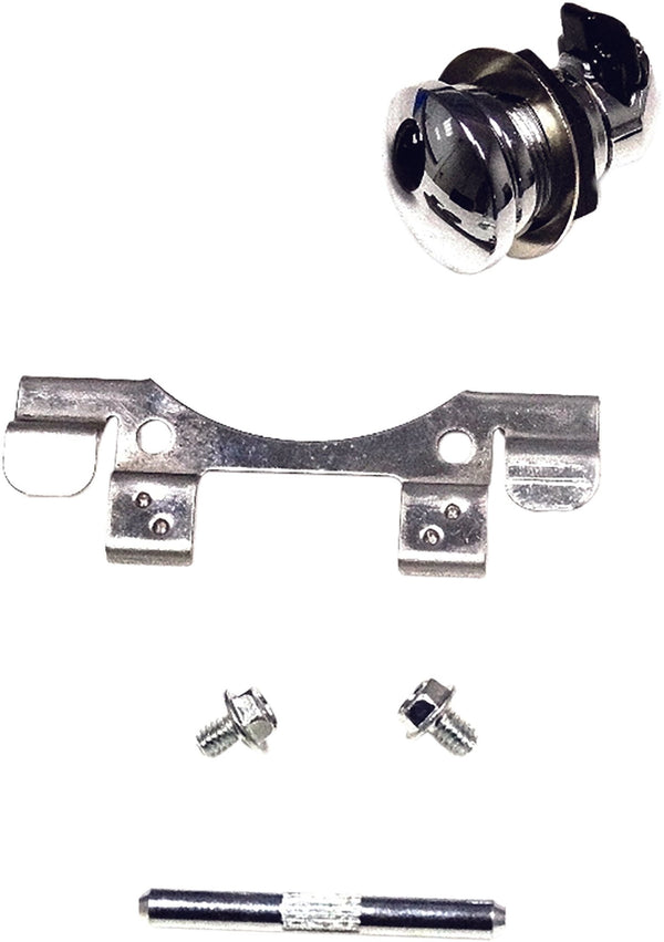 HardDrive 370006 Push Button Fuel Door Release Kit - Chrome - sxspowersports