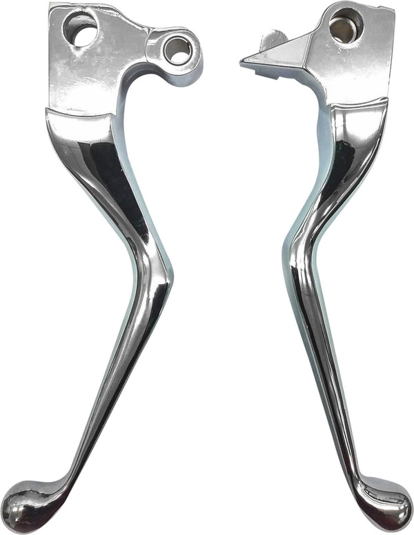 HardDrive 53830 Custom Levers - Smooth - Chrome - sxspowersports