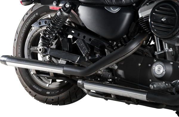 HardDrive 62016 Sportster Muffler - Chrome with Black End Cap - sxspowersports