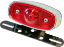 HARDDRIVE 820-0347 CHOPPER TAILLIGHT BLACK LED W/LICENSE BRACKET - sxspowersports