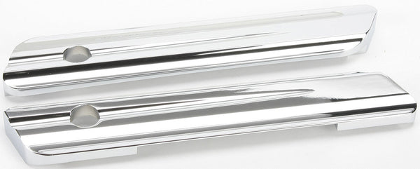 HardDrive HE-104611-E Saddlebag Latch Covers - Machined Finish Chrome - sxspowersports