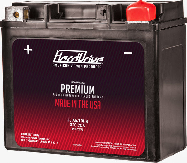 HardDrive HRDM72RGH Factory Activated Sealed Battery - sxspowersports
