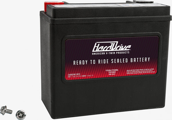 HARDDRIVE HVT20L Factory Activated Sealed Battery - sxspowersports