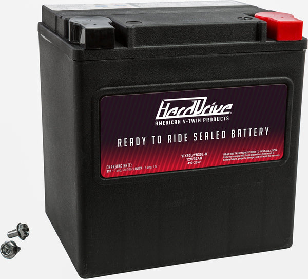 HARDDRIVE HVT30L Factory Activated Sealed Battery - sxspowersports