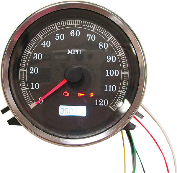 HardDrive T21-6983-12 Speedometer - Black Face - sxspowersports