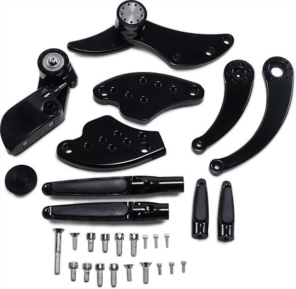 Hawg Halters Inc FCK-S18A-FR Forward Control Kits - Black Anodized - sxspowersports