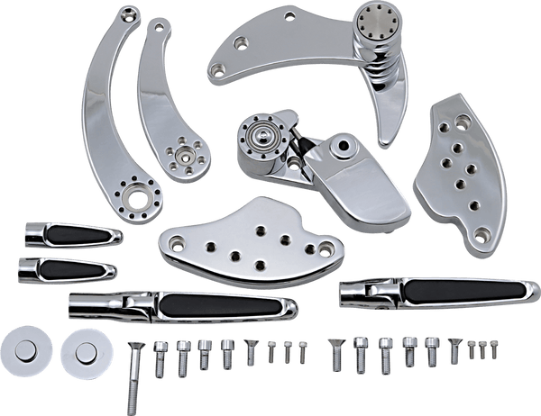 Hawg Halters Inc FCK-S18C-FR Forward Control Kits - Chrome - sxspowersports