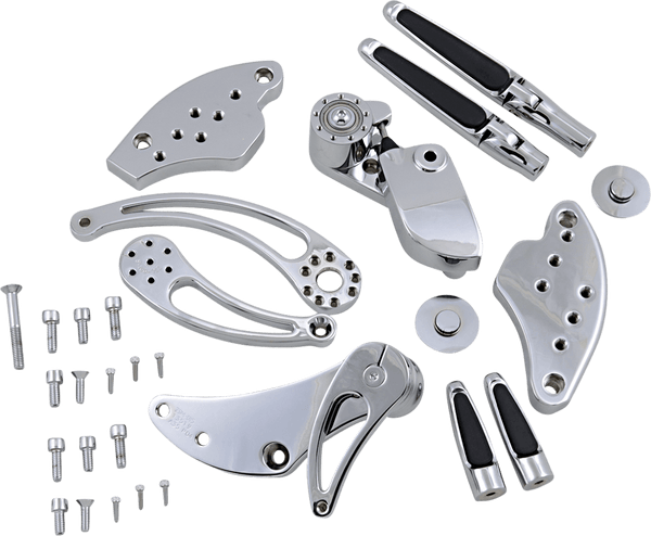 Hawg Halters Inc FCK-S18C-FR-S Forward Control Kits - Chrome - sxspowersports