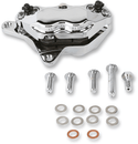 Hawg Halters Inc FKHSCC100 4 Piston Front Brake Caliper Kit - Chrome - sxspowersports