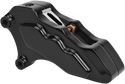 Hawg Halters Inc LHDGAB6013 6-Piston Dual Disc Front Brake Caliper - Black Anodized - sxspowersports